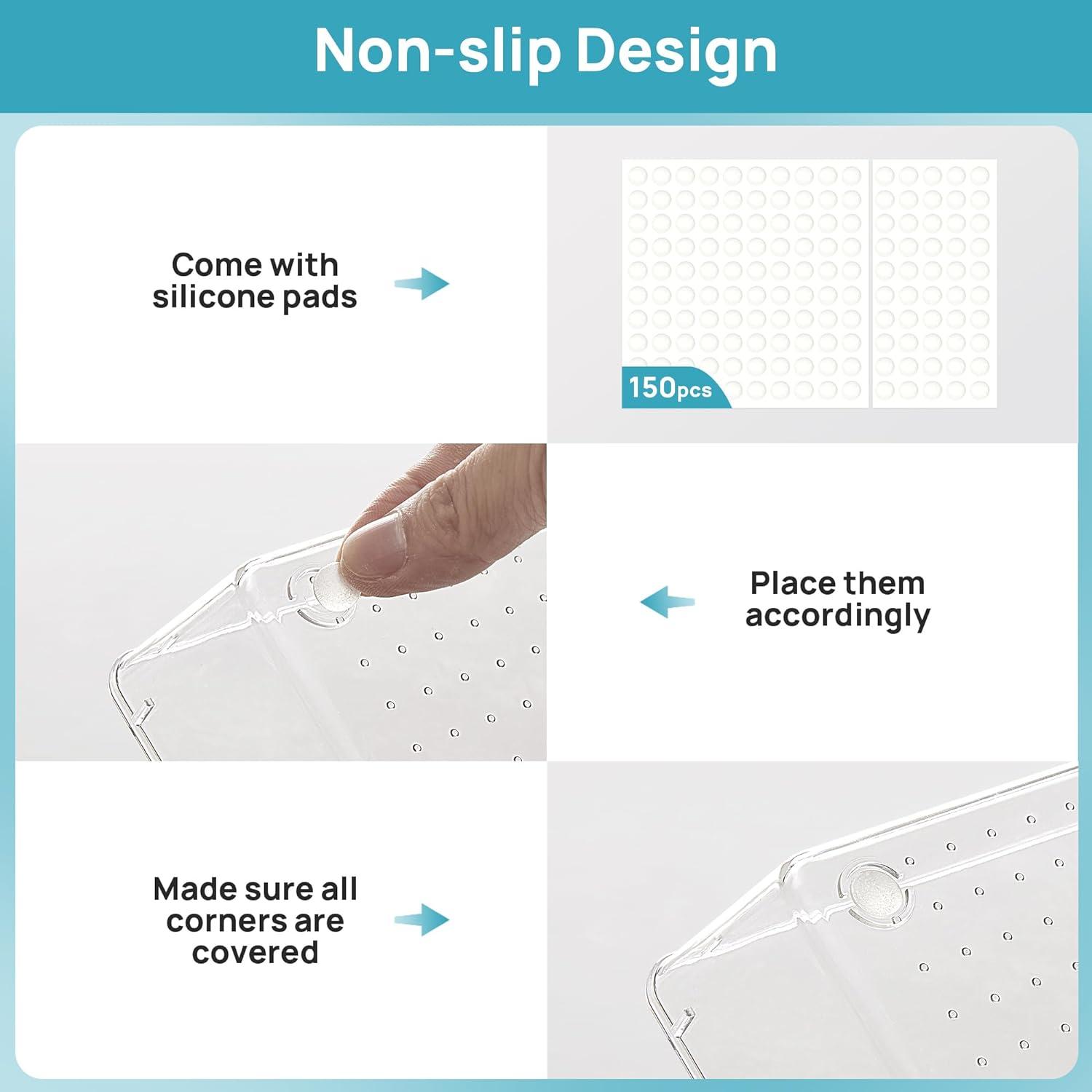 36er Set Schubladen Organizer transparent stapelbar