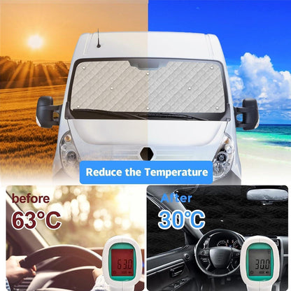 3tlg. Wohnmobil Sonnenschutz für Renault Trafic & Opel Vivaro 2001-2014