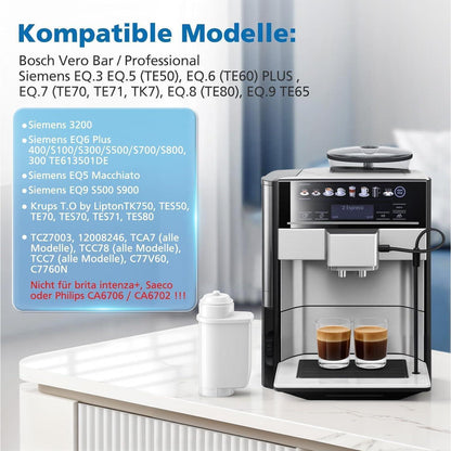 Wasserfilter für Siemens EQ Serie & Bosch Kaffeevollautomaten
