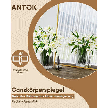 Ganzkörperspiegel Standspiegel gebogen | Modern & Langlebig