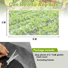 Gemüseschutznetz 3x6m Feinmaschig für Garten & Hochbeet