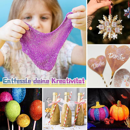 Glitzertattoo Set Kinder – Bastelgeschenke für Mädchen 6-12 Jahre