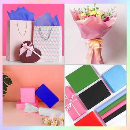 100 Blatt Rosa Seidenpapier 70x50 cm Geschenkverpackung Bastelpapier