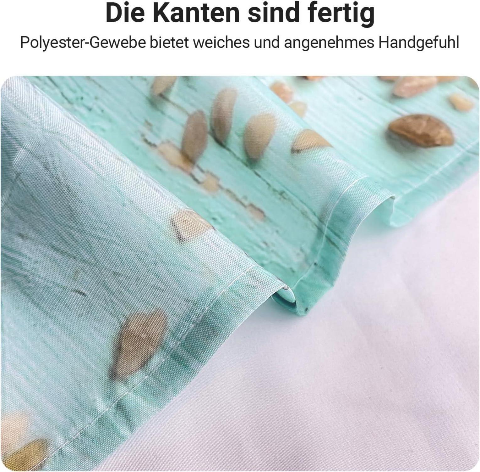 Duschvorhang 240x200cm Schale Antischimmel Textil wasserabweisend