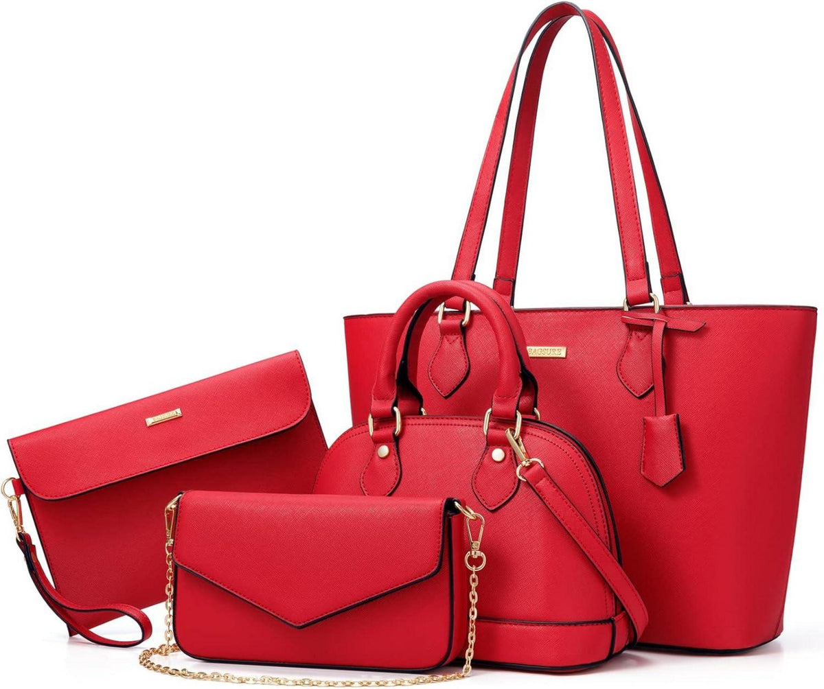 Handtaschen Set 4-teilig für Büro Schule Einkauf Reise