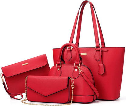 Handtaschen Set 4-teilig für Büro Schule Einkauf Reise