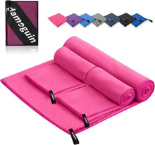 3er-Set Mikrofaser Fitness Handtuch Schnelltrocknende Handtücher