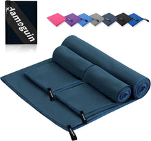 3er-Set Mikrofaser Handtuch Strand Reise Fitness