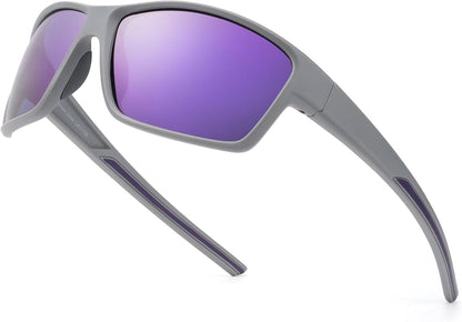 Sport Sonnenbrille Damen polarisiert UV400 Schutz Outdoor Myiaur