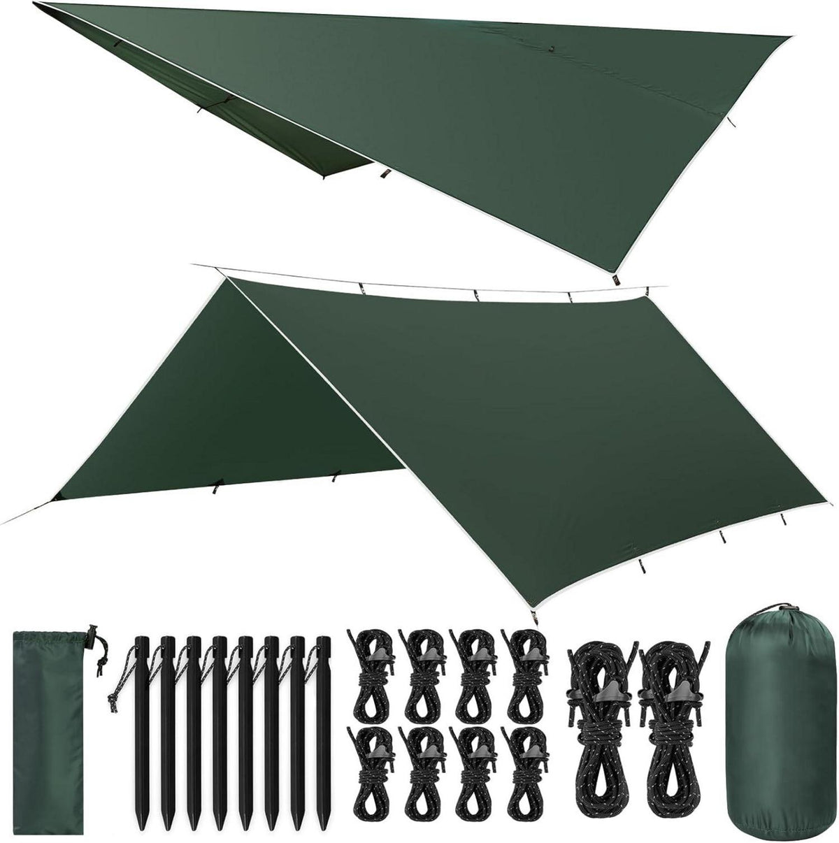 Ultraleichtes 3x5M Camping Zeltplane Wasserdicht Anti-UV Schutz