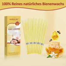 Natürliche Bienenwachs-Ohrenkerzen Set mit Schutzscheiben