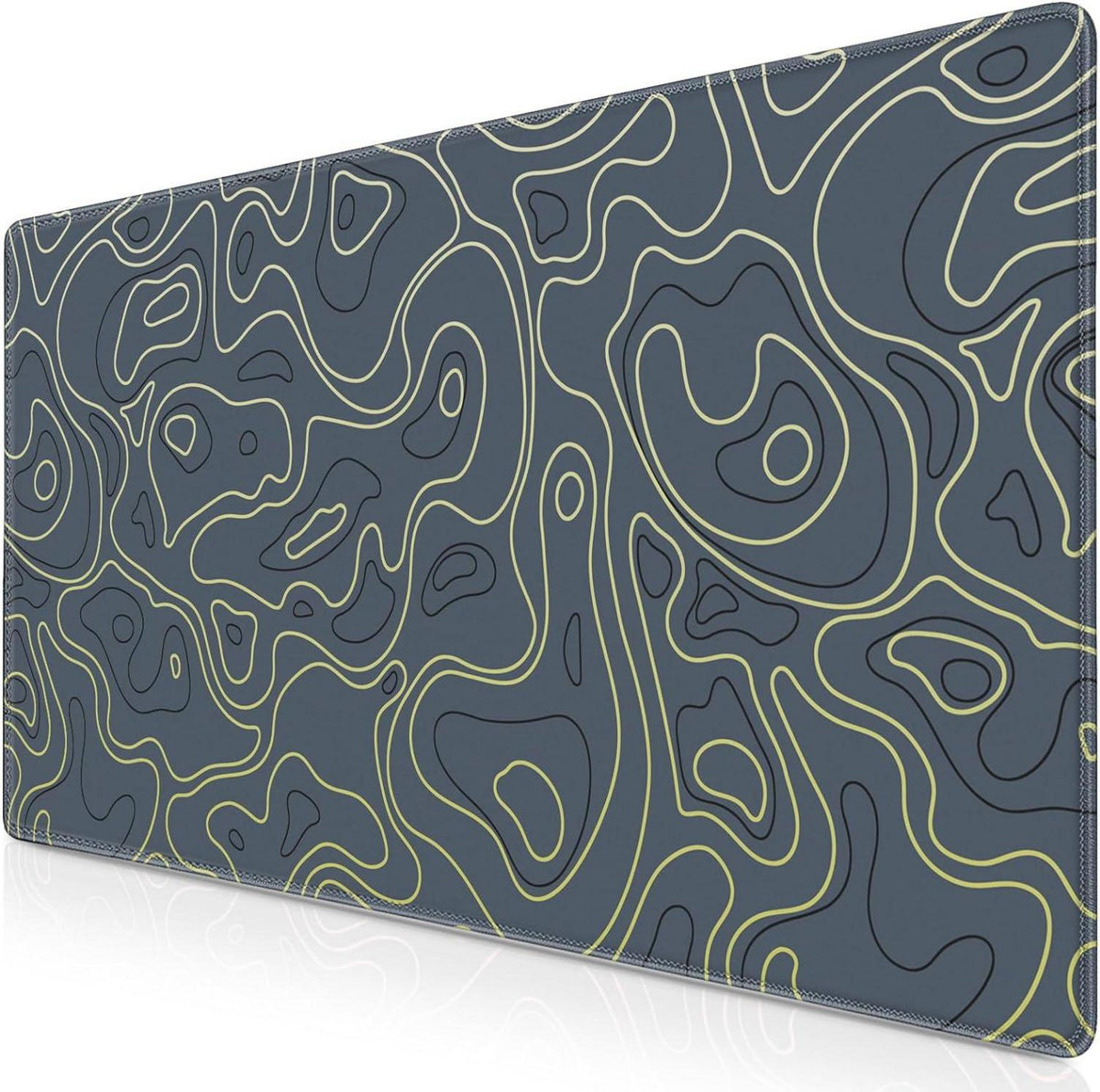 XXL Gaming Mauspad 900x400mm Topographisch Wasserdicht