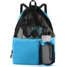 Mesh-Rucksack mit Kordelzug, wasserdicht, für Sport & Strand