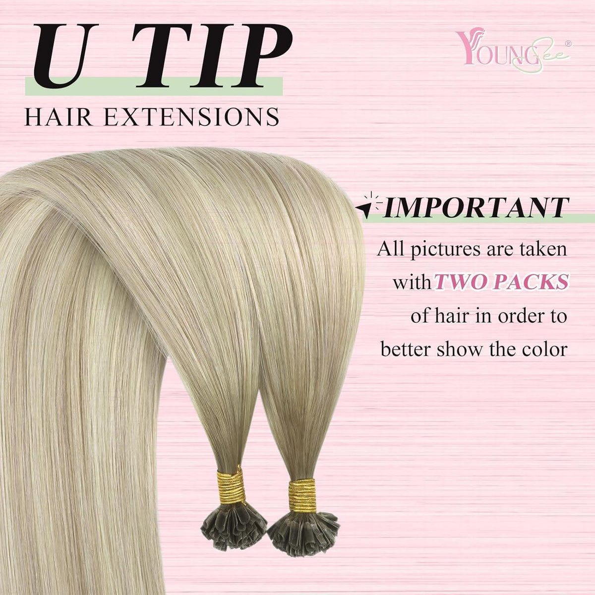 Remy Echthaar Bonding Extensions Ombre 50cm - 50g