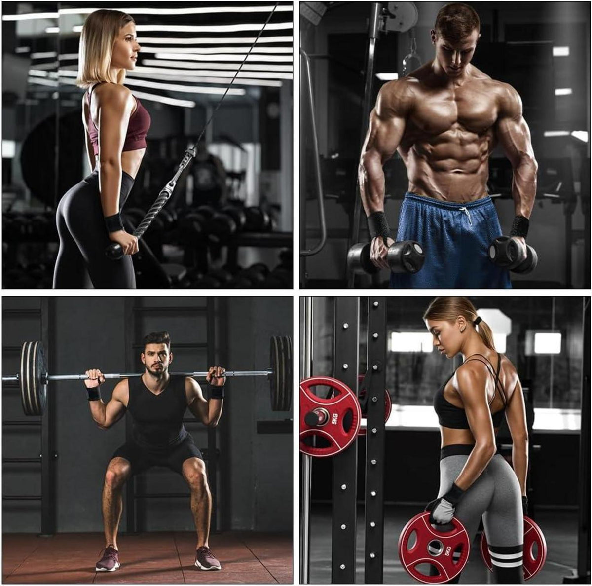 Handgelenk Bandage Fitness Handbandage Klettverschluss atmungsaktiv
