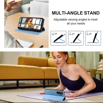 Handyhülle Samsung Galaxy A15 4G/5G, Leder Schutzhülle, RFID Schutz, Magnet Flip