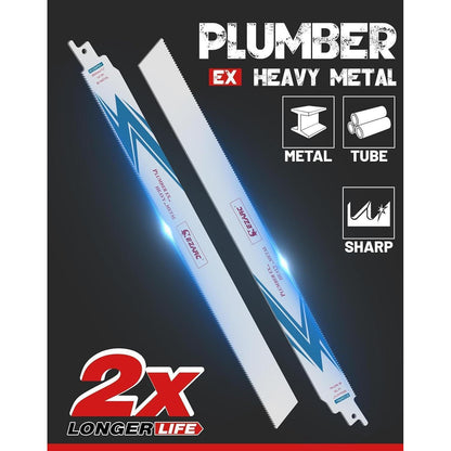 Säbelsägeblätter Metall 300mm 14TPI 25er Set Kobalt