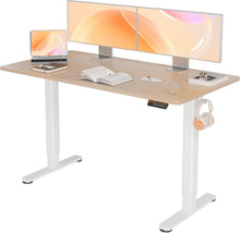 Höhenverstellbarer Schreibtisch Elektrisch 140x60cm Memory Funktion