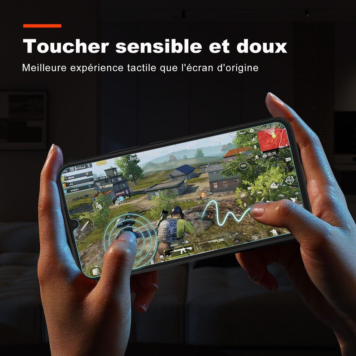 Panzer Schutzfolie Galaxy A34 5G/4G 6,6 Zoll 3er Set Transparent
