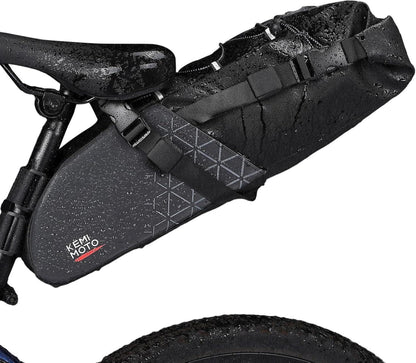 Wasserdichte Fahrradsatteltasche 11L für E-Bike und