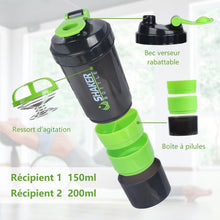 Protein Shaker 500ml Auslaufsicherer Eiweiß Shake Becher