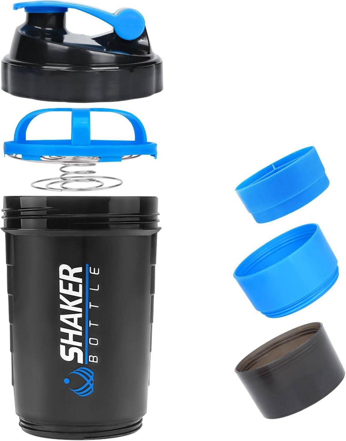 Protein Shaker 500ml für Gym & Sport, Auslaufsicher & BPA-frei