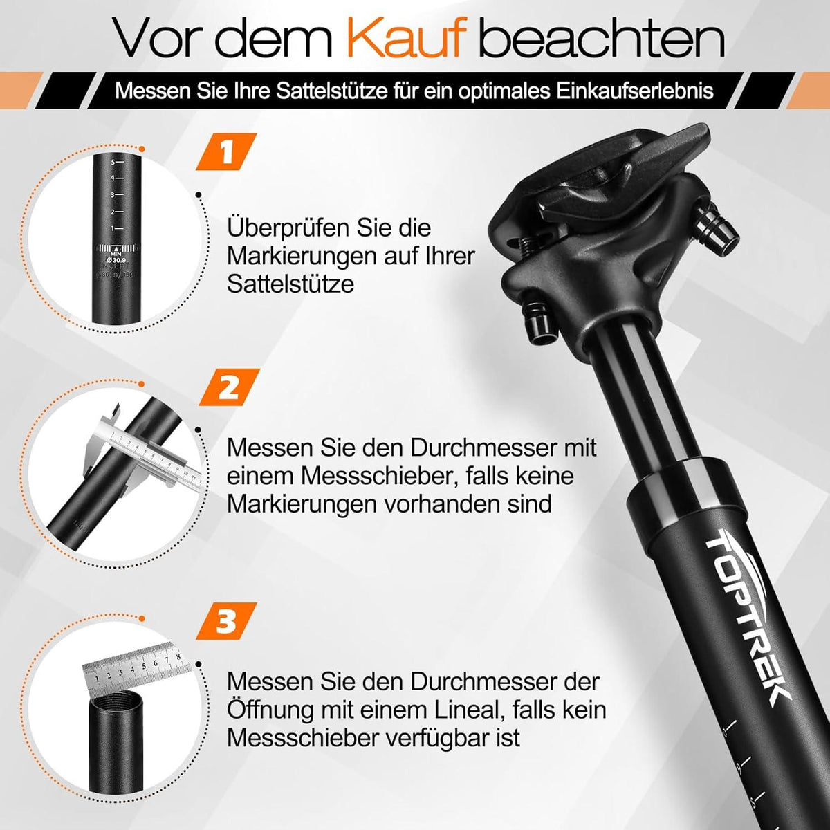 Sattelstütze Gefedert 27.2 30.9 31.6mm Federsattelstütze für MTB