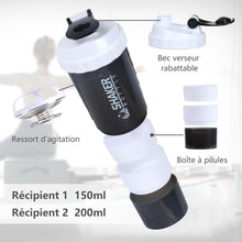 Protein Shaker 500ml mit Kugel, Auslaufsicher für