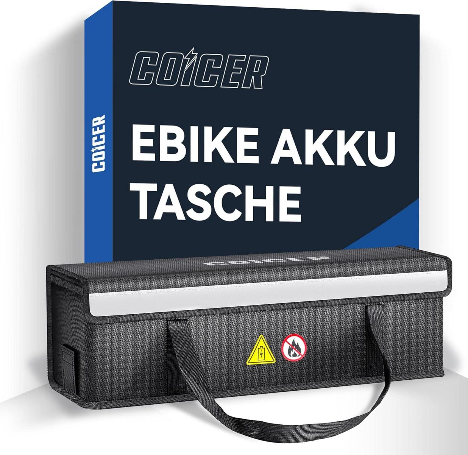 Coicer E-bike Akku Tasche XL feuerfeste explosionsgeschützte Lipo Safe