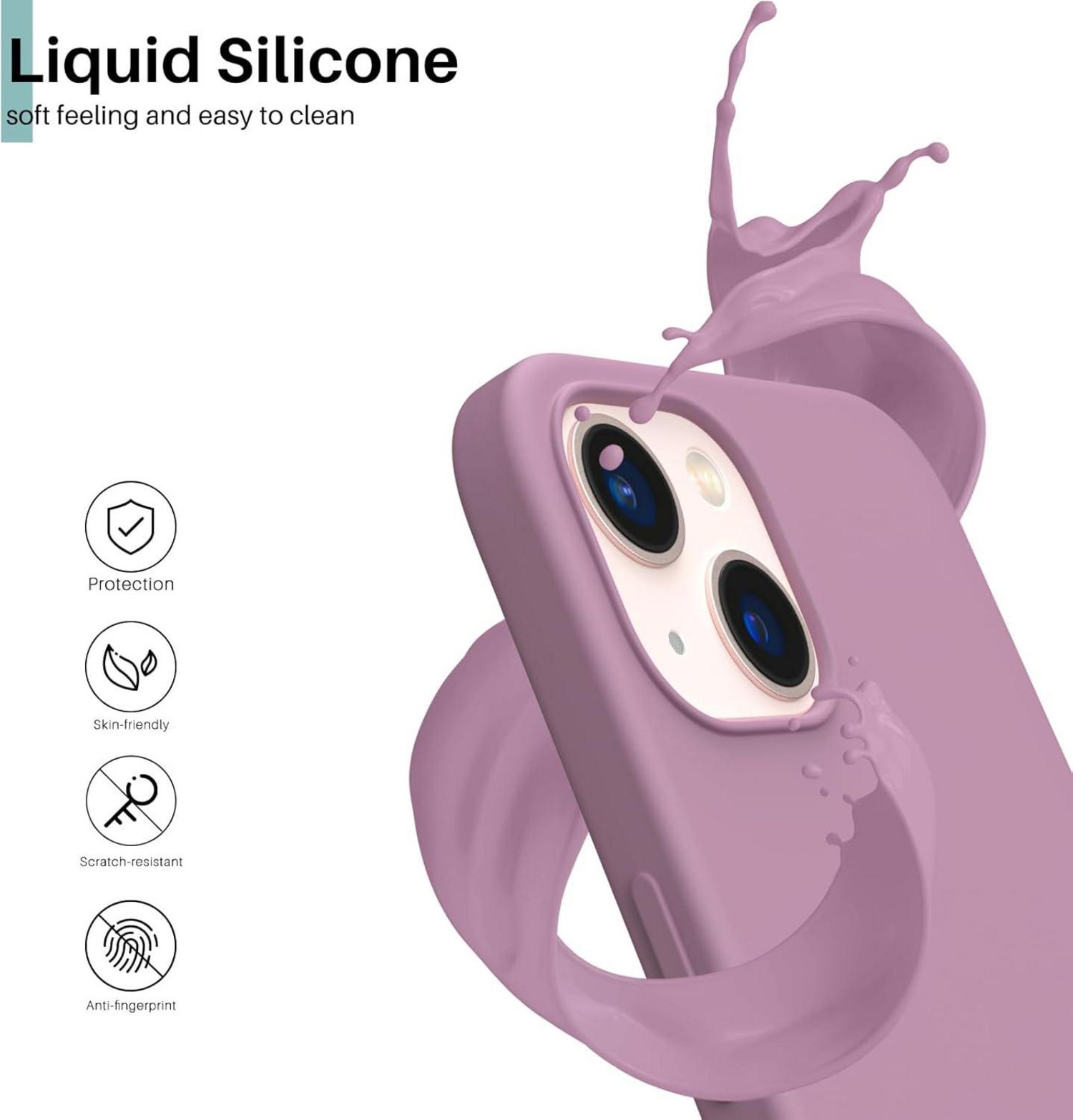 Silikon Case für iPhone 13 6,1 Zoll - Flüssiges Silikon Handyhülle