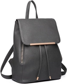 Miss Lulu Damen Rucksack Wasserdicht Cityrucksack PU Leder