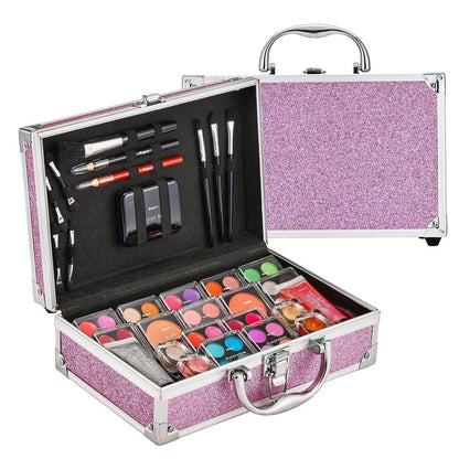 Komplettes Teen Make-up Set mit Kosmetiktasche & Pinseln