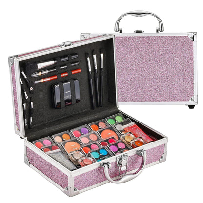 Komplettes Teen Make-up Set mit Kosmetiktasche & Pinseln