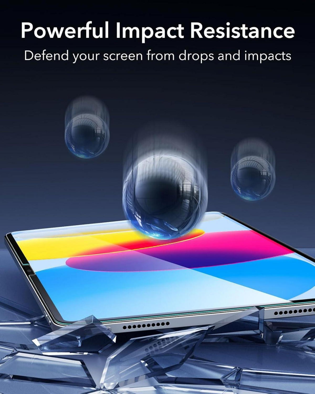Schutzfolie für iPad 10 Generation 2022, gehärtetes