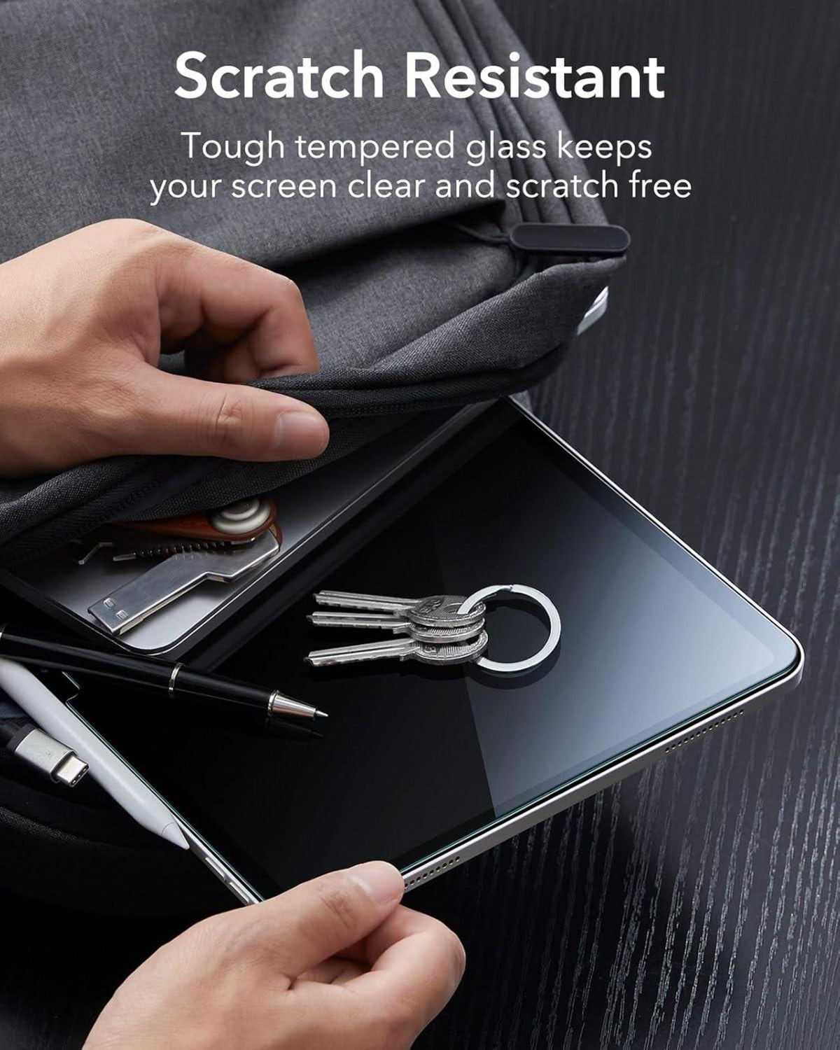 Schutzfolie iPad 10 Gen 2022 Gehärtetes Glas 2 Stk HD-Klarheit