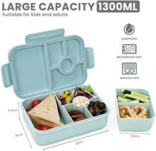 Bugucat Lunchbox Kinder 1300ML 2er Set Bento Box mit 5