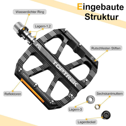 Toptrek Fahrradpedale mit StVZO Zugelassen