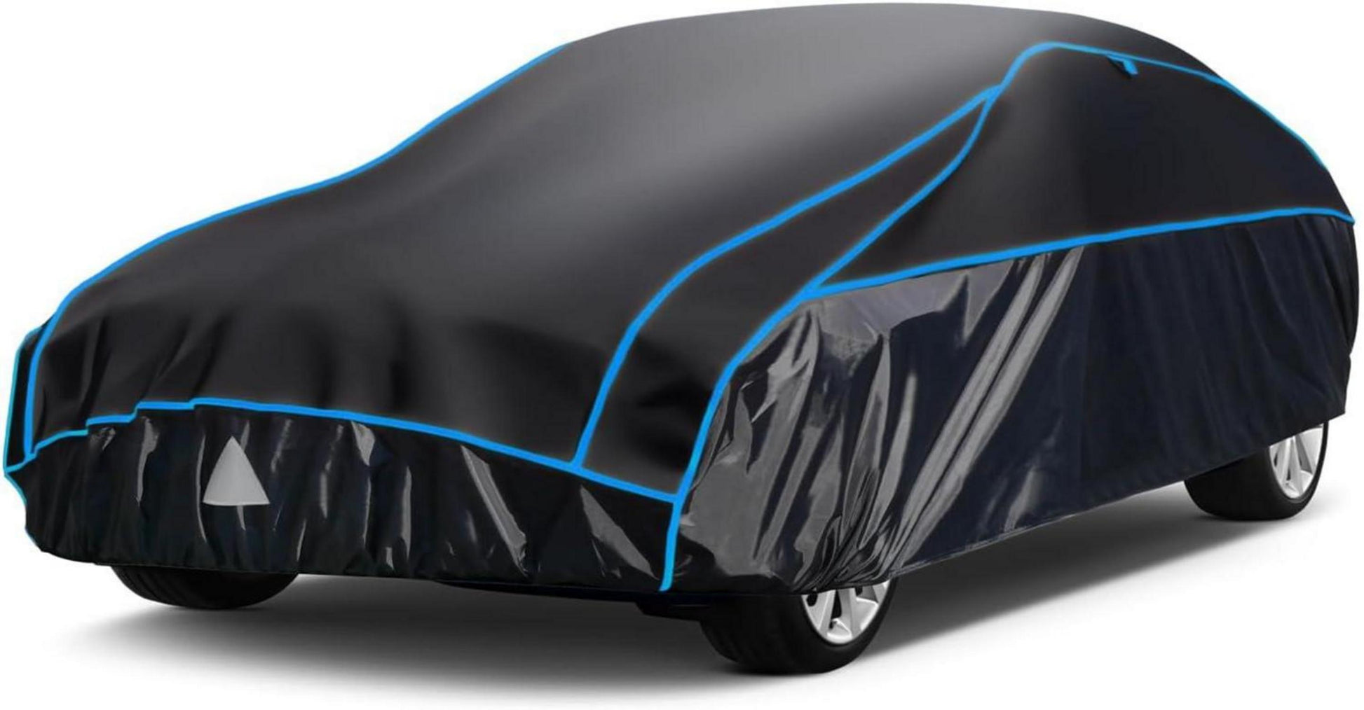 Hagelschutzplane Autoabdeckung A5 Vollgarage Schwarz 490-530cm