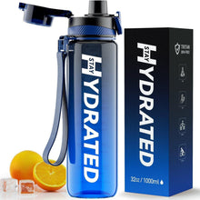 Sport Trinkflasche BPA-Frei 1L Zeitmarkierung Auslaufsicher