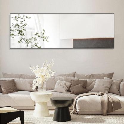 Ganzkörperspiegel Standspiegel 161x52cm Schwarz – Geschenkidee