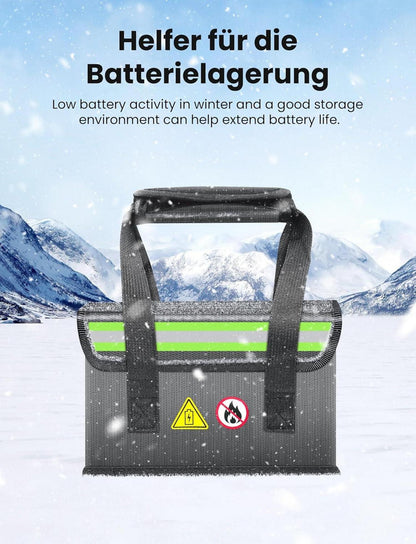 Lipo Safe Bag Feuerfest Reflektierend Regenfest 35.5x19.8x24cm