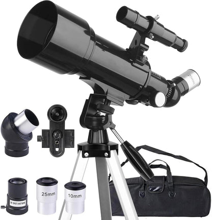 Teleskop Astronomie für Anfänger Kinder 70mm Aperture 400mm refraktor