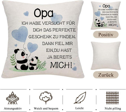 Geschenkidee Renter Kissenbezug 45x45 cm lustiges Geburtstagsgeschenke