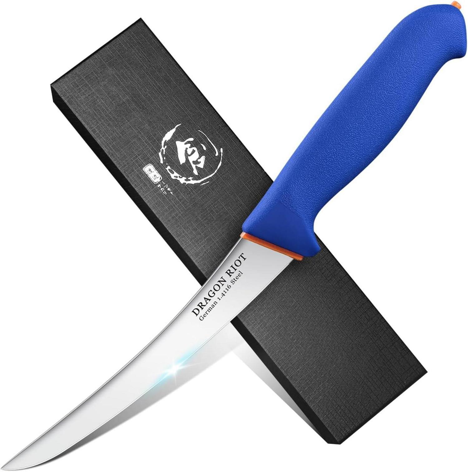Ausbeinmesser 6 Zoll extrem scharf flexibel Küchenmesser Grillmesse