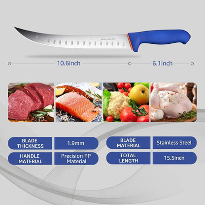 Professionelles Metzgermesser extrem scharf für Fleisch und BBQ