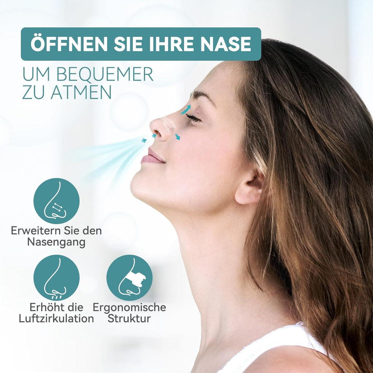 AnjoCare 50 Nasenpflaster Extra Stark gegen Schnarchen & Nasenverstopfung