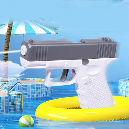 2er Set Mini Wasserpistole für Kinder mit großer Reichweite, Premium Spielzeug für Pools, Strände und Wasserschlachten