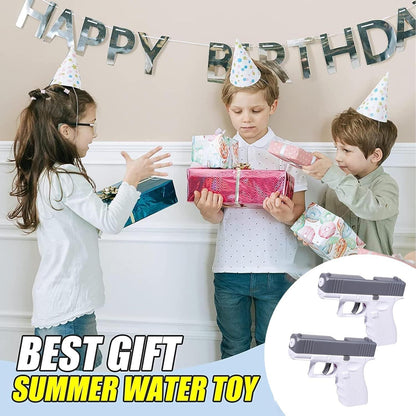 2er Set Wasserpistole Kinder, Mini Wasserpistolen mit großer