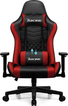 Gaming Stuhl Bürostuhl Wippfunktion Lendenkissen 170° Home Office