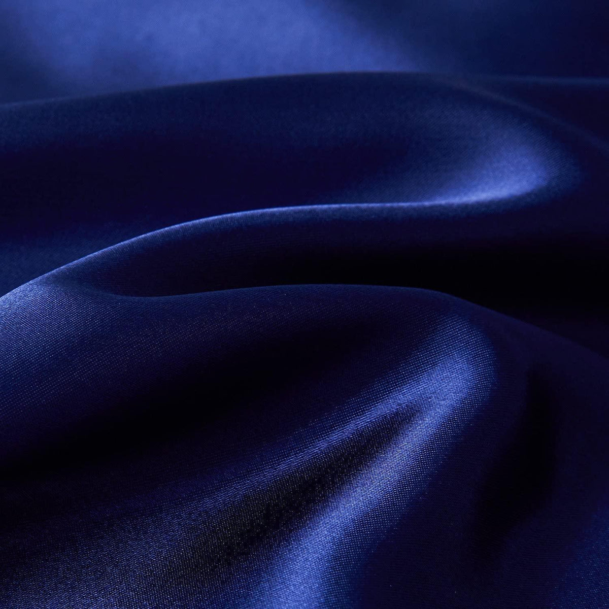 Bettwäsche-Set 135x200cm, 4-teilig, Blau, Satin Glanz